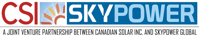 CSI SkyPower - A Joint Venture Partnership Between Canadian Solar Inc. And SkyPower Global